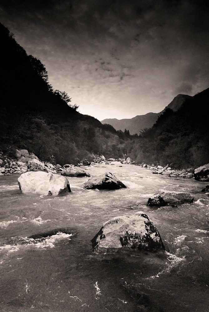 River. Camp Koren. Koberjan, Slovenia      (rr)