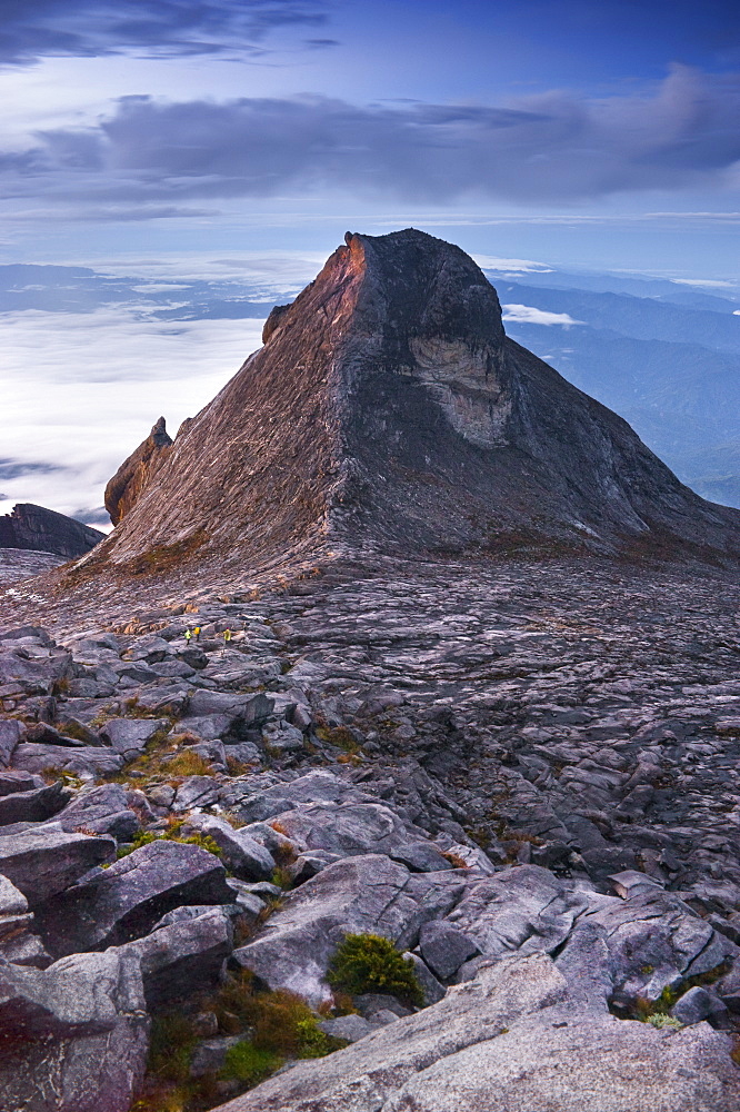 Summit of Mount Kinabalu.  Kinabalu National Park, Sabah, Borneo, Asia