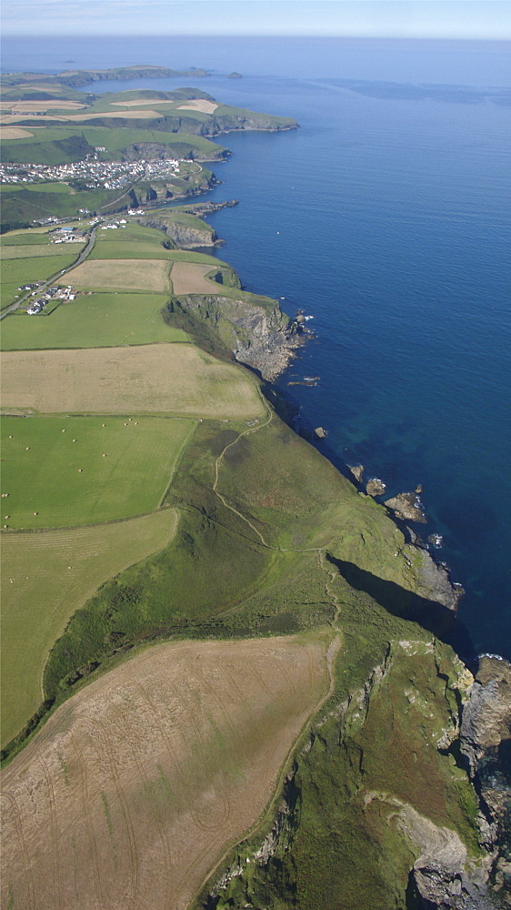 Porth Isaac bay. Cornwall, UK