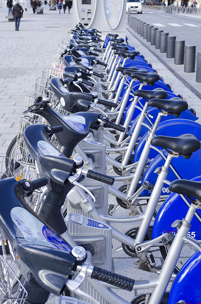 Bicycle hire in Marseille, Provence, France, Europe