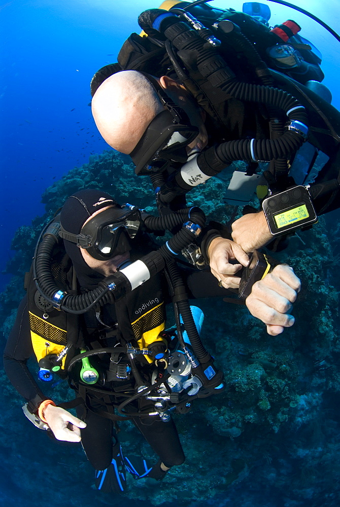 Technical Divers using Trimix, Rebreathers and technical diving equipment, Divetech, Grand Cayman, Cayman Islands, Caribbean