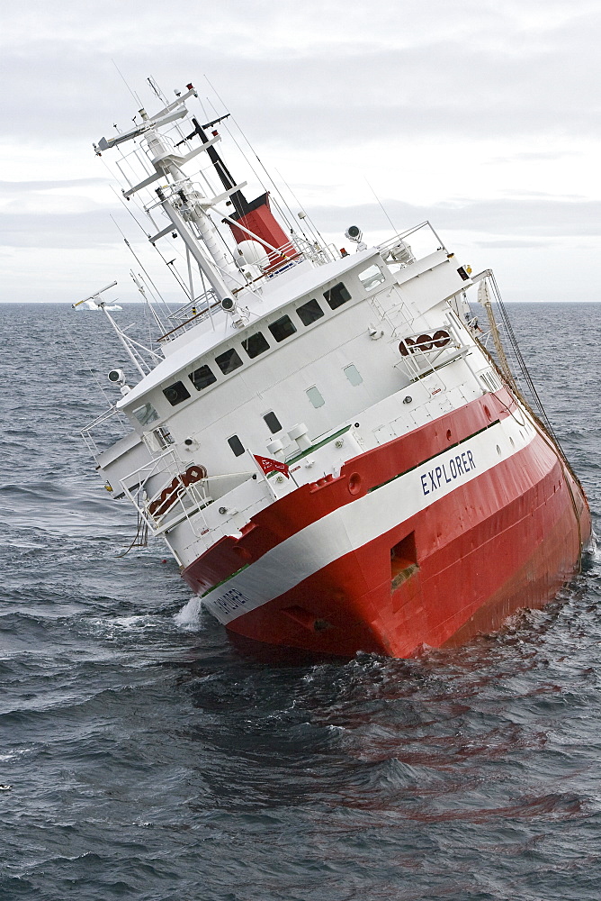 Images of the rescue of 154 people from the sinking expedition ship Explorer in Antarctica