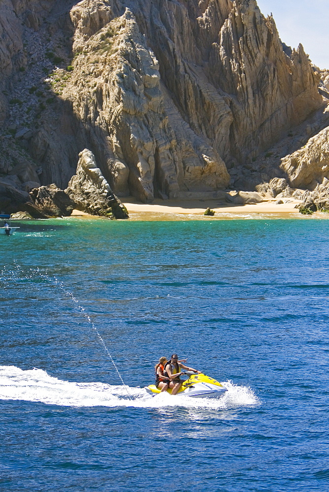 Busy tourism boats in Cabo San Lucas, Baja California Sur, Mexico