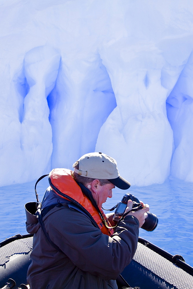 Natural history staff from the Lindblad Expedition ship National Geographic Endeavour doing various things in and around the Antarctic Peninsula