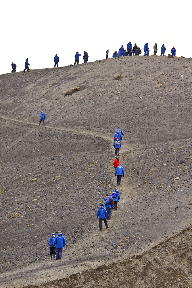 Views of Deception Island, an island in the South Shetland Islands off the Antarctic Peninsula