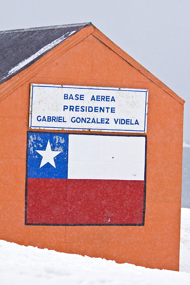 Gabriel Gonzalez Videla Base, on the Antarctic mainland's Paradise Bay, Antarctica