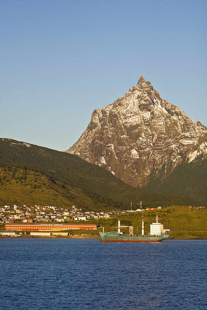 Views of the town of Ushuaia, Argentina