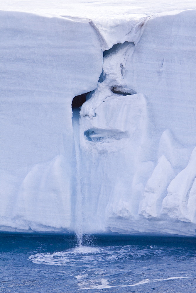 Views of Austfonna, an ice cap located on Nordaustlandet in the Svalbard archipelago, Norway