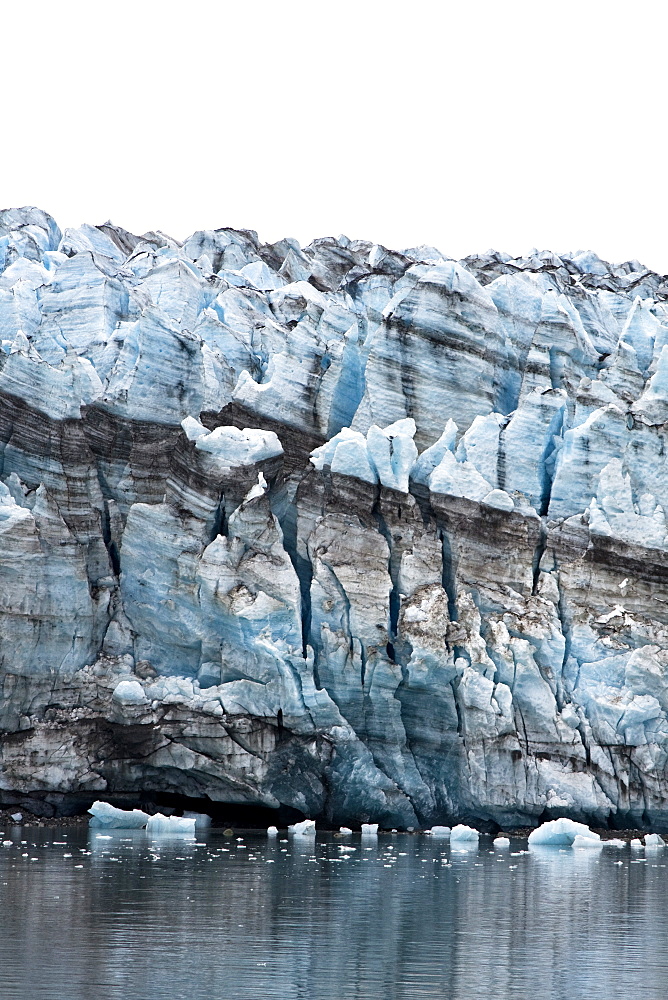 Lamplugh Glacier in Glacier Bay National Park, southeast Alaska, USA