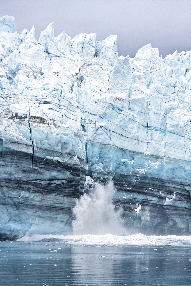 Lamplugh Glacier in Glacier Bay National Park, southeast Alaska, USA