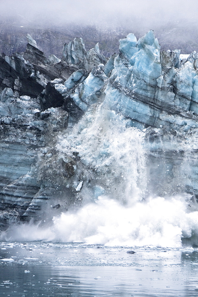 Lamplugh Glacier in Glacier Bay National Park, southeast Alaska, USA