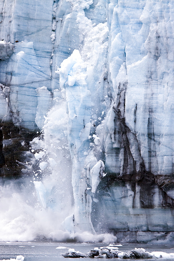 Margorie Glacier in Glacier Bay National Park, Southeast Alaska, USA, Pacific Ocean. 