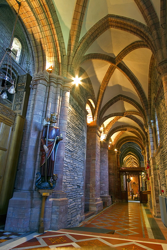 12th Century St. Magnus Cathedral in the town of Kirkwall, Orkney Islands, Scotland