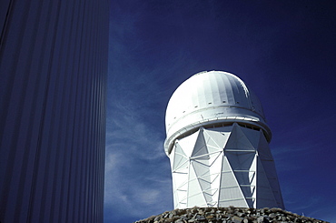 The Kitt Peak Observatory on the Tohono O'odham Indian Reservation near Tucson, Arizona