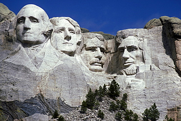 Mount Rushmore in the Black Hills near Rapid City, South Dakota