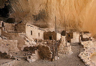 Keet Seel, one of two large Anasazi cliff dwellings at Navajo National Monument in northeastern Arizona