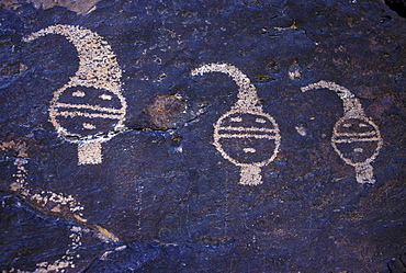 Prehistoric petroglyphs near Socorro, New Mexico