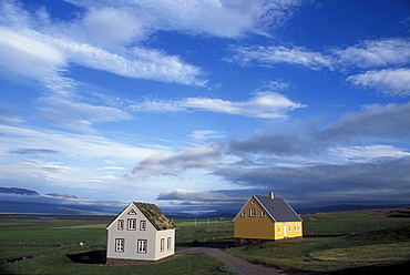 Historic buildings at Glaumbaer, northcentral Iceland. An important discovery was made in Glaumbaer in 2001: the homestead of Thorfinn Karlsefni, the father of the first European born in the New World. This find has important implications for Viking history.