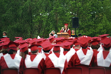 Graduation night at Durango High School in Durango, Colorado.