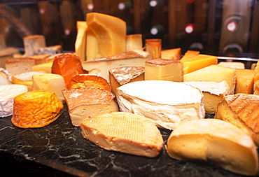 The cheese tray at Picholine Restaurant in New York City