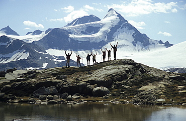 Heli-Hiking in British Columbia.