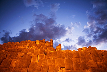 Ruins of the Inca fortress Sacsayhuaman near Cuzco, Peru.