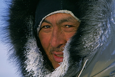 Portrait of a polar bear hunter.