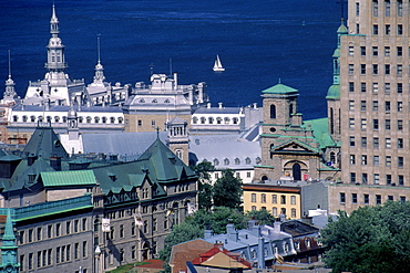 General scenes in the old city of Quebec.