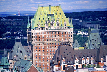General scenes in the old city of Quebec.