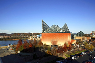 The Tennessee Aquarium in downtown Chattanooga, TN.