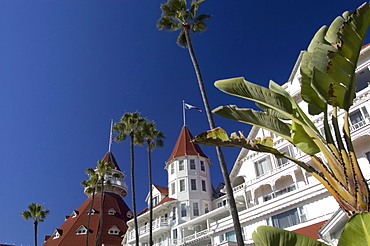 The world famous hotel Del Coronado on Coronado island in San Diego, California.