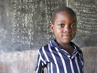 Mathematics class in Rural Sierra Leonean School