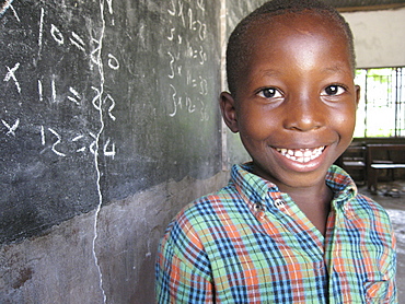 Mathematics class in Rural Sierra Leonean School