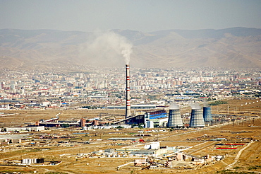 Aerial Ulaanbaatar, Mongolia