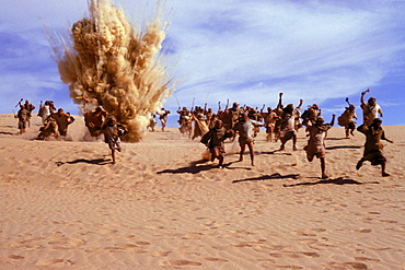 Scenes at the Stargate movie set in the Algodones Dunes.