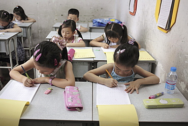 School chilren in Shanghai, China