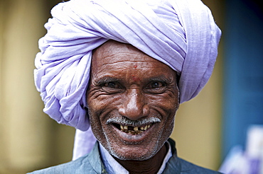 This man was on a pelgrimage with his family through India. Jaipur,Rajahstan,India,2008.