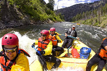 Rafting the Middle Fork of the Salmon River, ID.