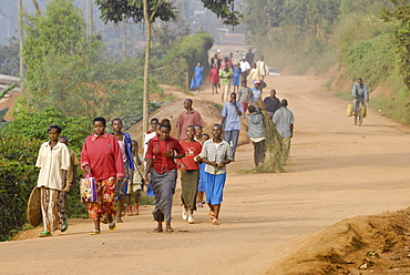 Morning commute, Kigali, Rwanda