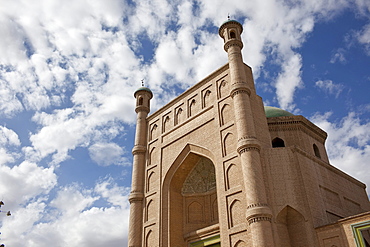 Mosque in Kucha, Xinjiang, China.