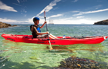 Exploring Santa Cruz Island in the Channel Islands off Santa Barbara CA