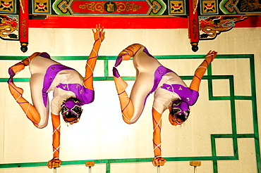 Acrobatic performers Ulaanbaatar, Mongolia