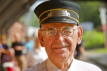 A trainman in New England.