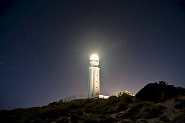 Lighthouse at the cape of Trafalgar,  Spain