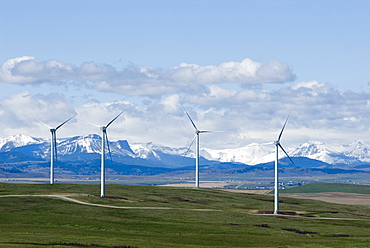 Kettle Hills Wind Farm, Pincher Creek, Alberta.