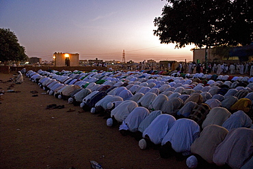 Every Friday dervishes gather an hour before sunset in front of Sheikh Hamed al-Nil tomb in Omdurman, Sudan to perform a ritual called Zikr (Dhikr). The ceremony starts chanting words of gratitude to the Prophet Mohammed. The audience interacts with the chanters, dancing to the rhythms of the percussion instruments. The dervishes start whirling around. The music, the fragrance of burning incense, the endless repetition of religious chants creates a state of ecstasy, a kind of trance in which human soul is believed to communicate directly with God.