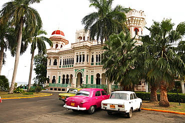 The Palacio del Valle is the most famous building in Cienfuegos, Cuba. The three distinct towers we built to be symbolic of Strength, Faith and Love. Its Mogul Architectural style is further made impressive by the countless ornate carvings in Venetian alabaster.