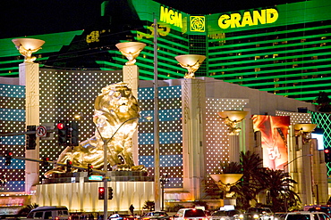 The MGM Grand and Casino along Las Vegas Boulevard, or the Strip, in Las Vegas, Nevada.