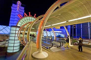 The entrance to Balleys Hotel and Casino along Las Vegas Boulevard, or the Strip, in Las Vegas, Nevada.