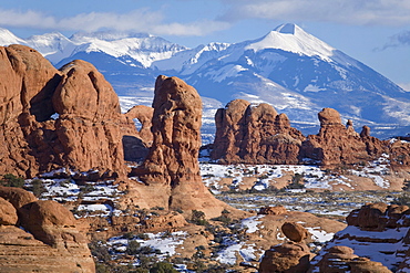 The Windows section in Arches National Park near Moab, Utah.